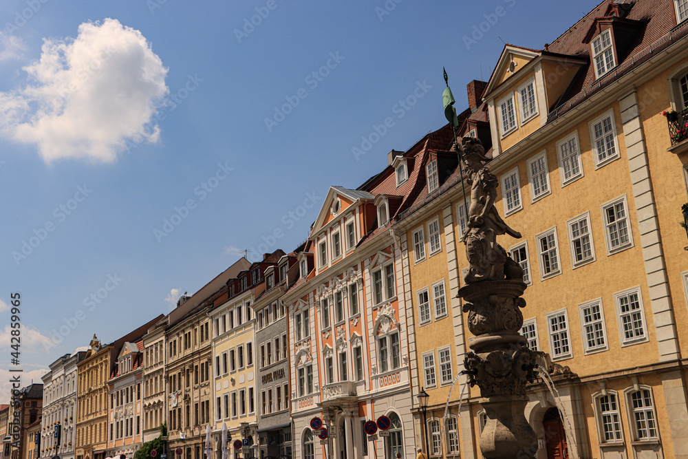 Schönes Görlitz; Häuserzeile am Obermarkt (Nordseite)