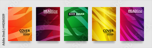 abstract wave background with gradient color. Applicable for design cover presentation invitation flyer annual report poster and business card desing packaging - Vector