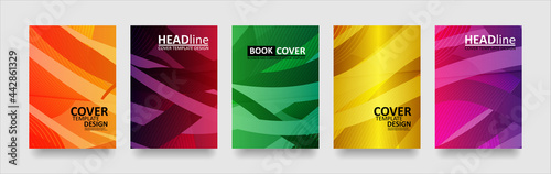 abstract wave background with gradient color. Applicable for design cover presentation invitation flyer annual report poster and business card desing packaging - Vector