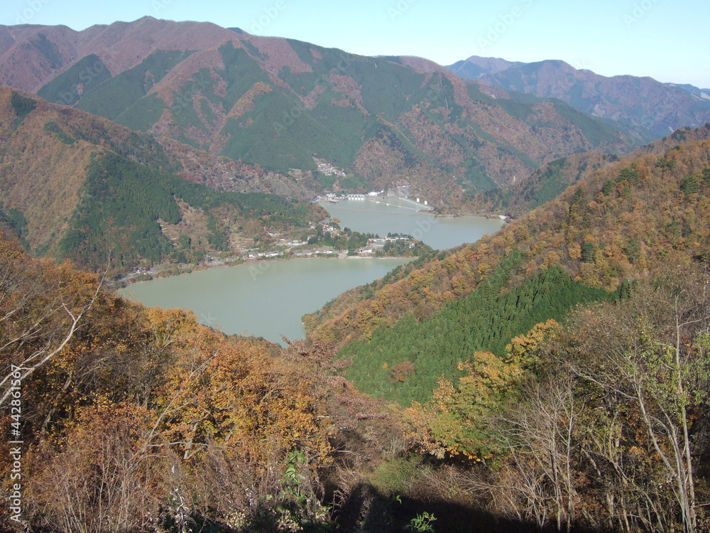 湖と山