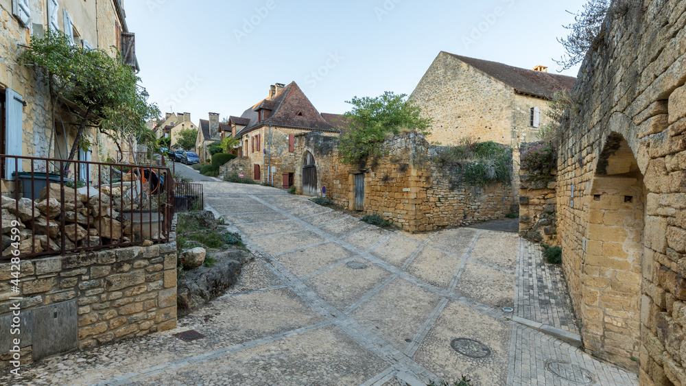 Medieval village located in Beynac and Cazenac village in France on September 09th 2020