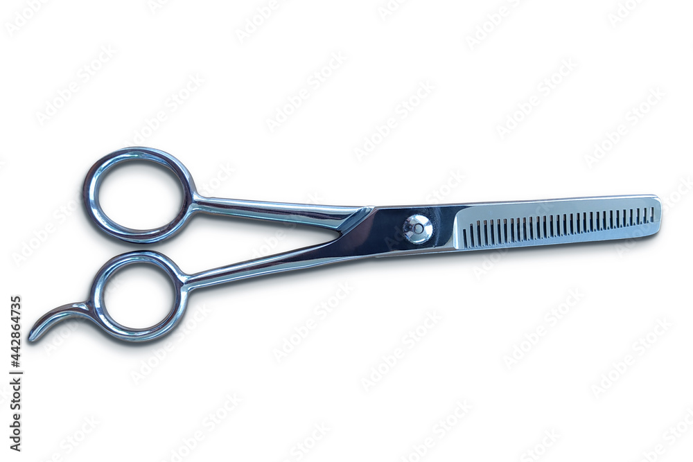 barber scissors isolated on a white background with a clipping path barber scissors isolated on a white background with a clipping path