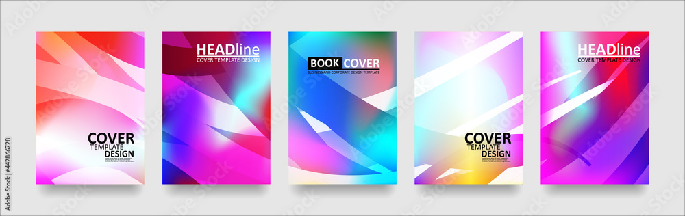 abstract wave background with gradient color. Applicable for design cover presentation invitation flyer annual report poster and business card desing packaging - Vector