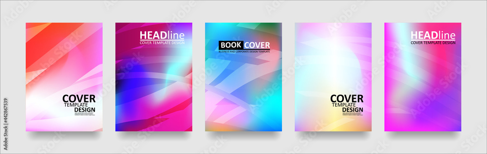 abstract wave background with gradient color. Applicable for design cover presentation invitation flyer annual report poster and business card desing packaging - Vector