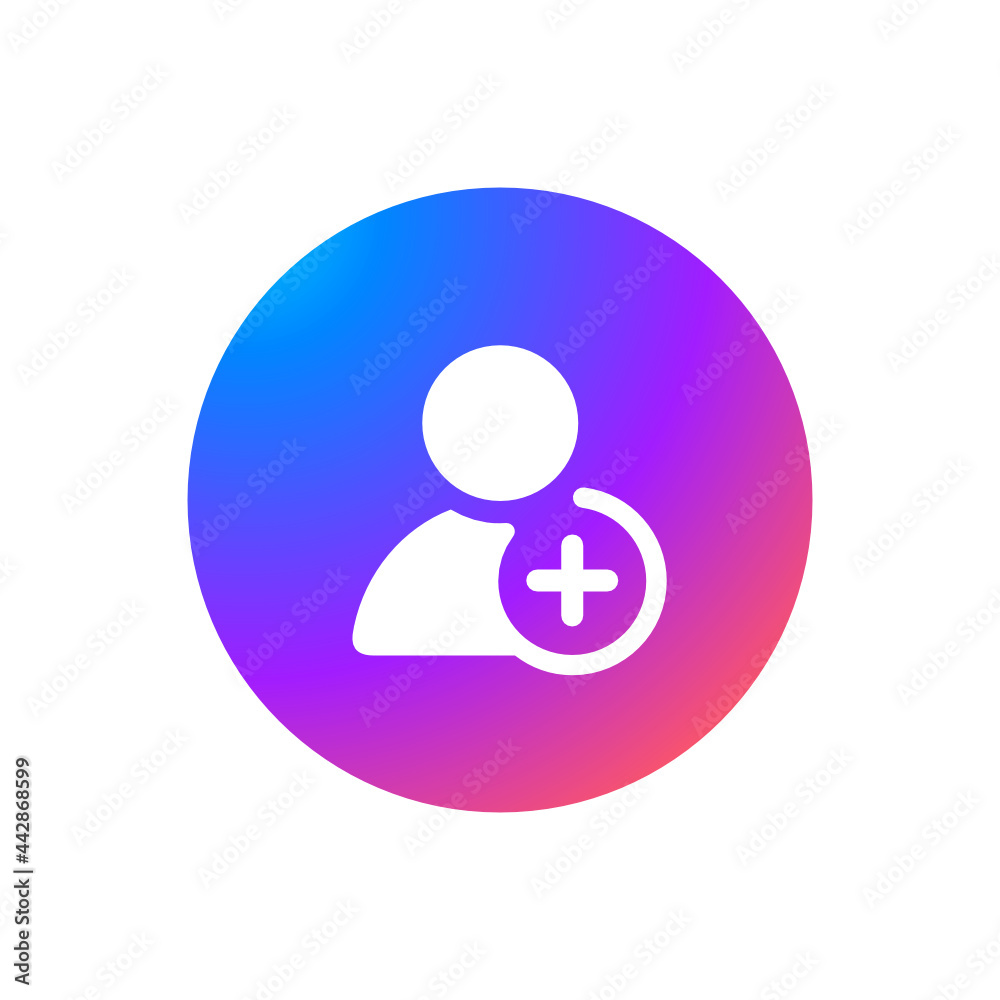 Add User - Sticker Add User - Sticker