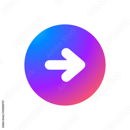 Arrow Forward - Sticker