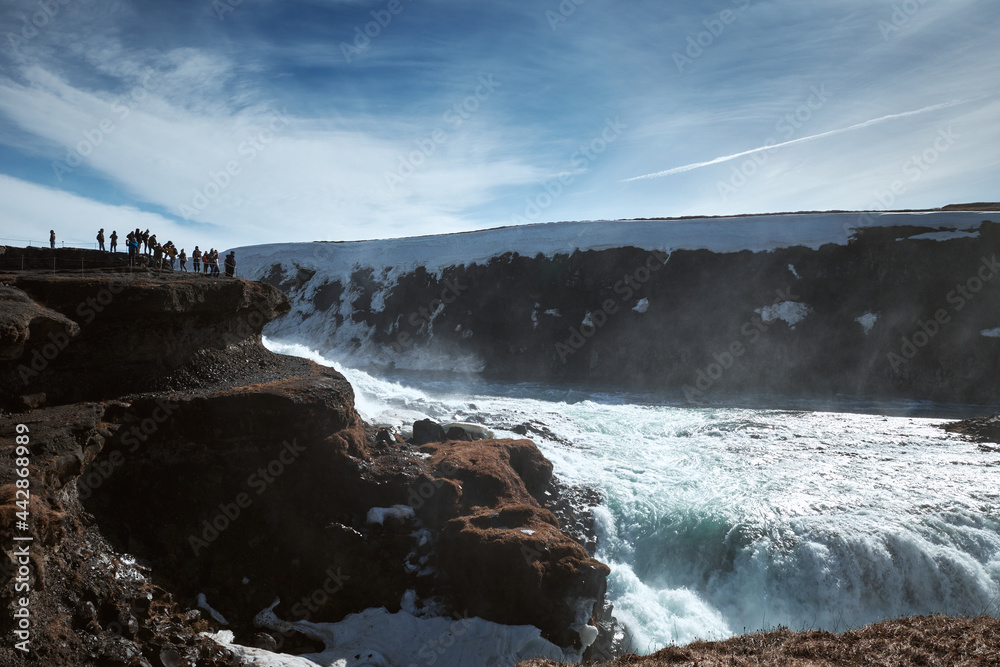 Obraz premium Gullfoss Waterfall, Iceland