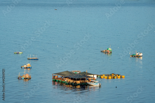 View from Son Tra peninsula to Da Nang bay, Da Nang, Vietnam