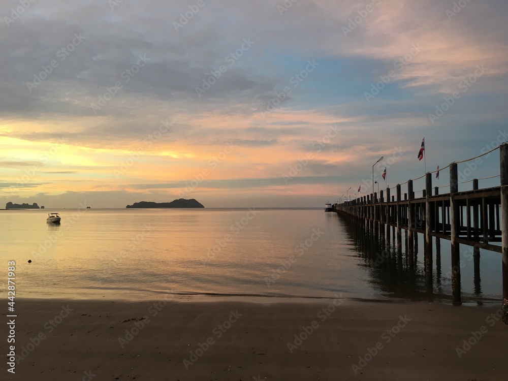 sunrise at the beach