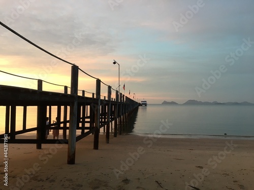 sunrise at the beach