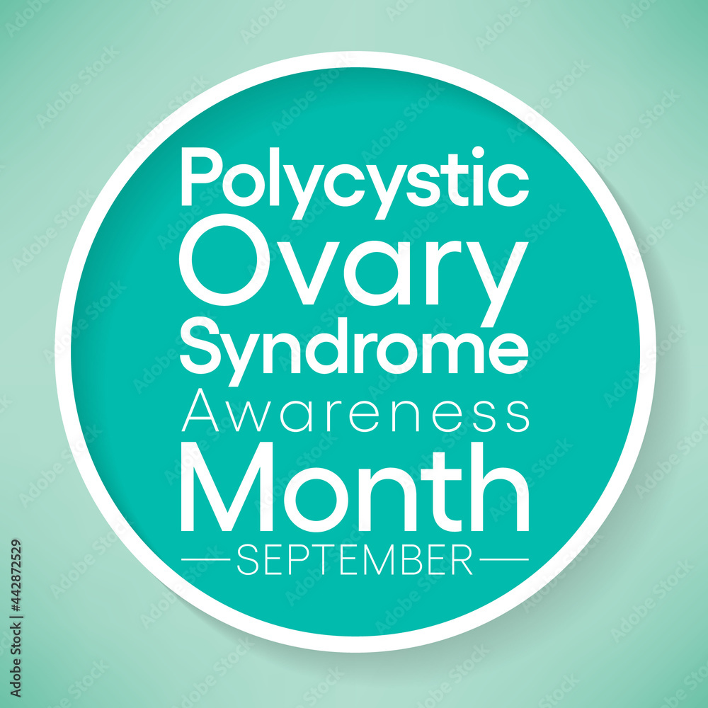 Polycystic Ovary Syndrome (PCOS) Awareness Month is observed every year in September, it is a common condition that affects how a woman's ovaries work. Vector illustration Polycystic Ovary Syndrome (PCOS) Awareness Month is observed every year in September, it is a common condition that affects how a woman's ovaries work. Vector illustration