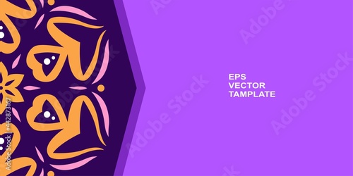 vector mandala design, for your various types of advertising needs, suitable for business card designs, banners, websites, etc. high resolution EPS file format