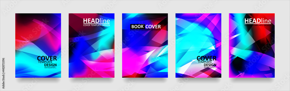 Fototapeta premium abstract wave background with gradient color. Applicable for design cover presentation invitation flyer annual report poster and business card desing packaging - Vector