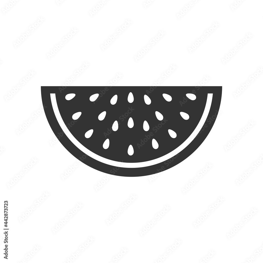 Watermelon Fruit Icon Design Graphic Template Isolated Watermelon Fruit Icon Design Graphic Template Isolated