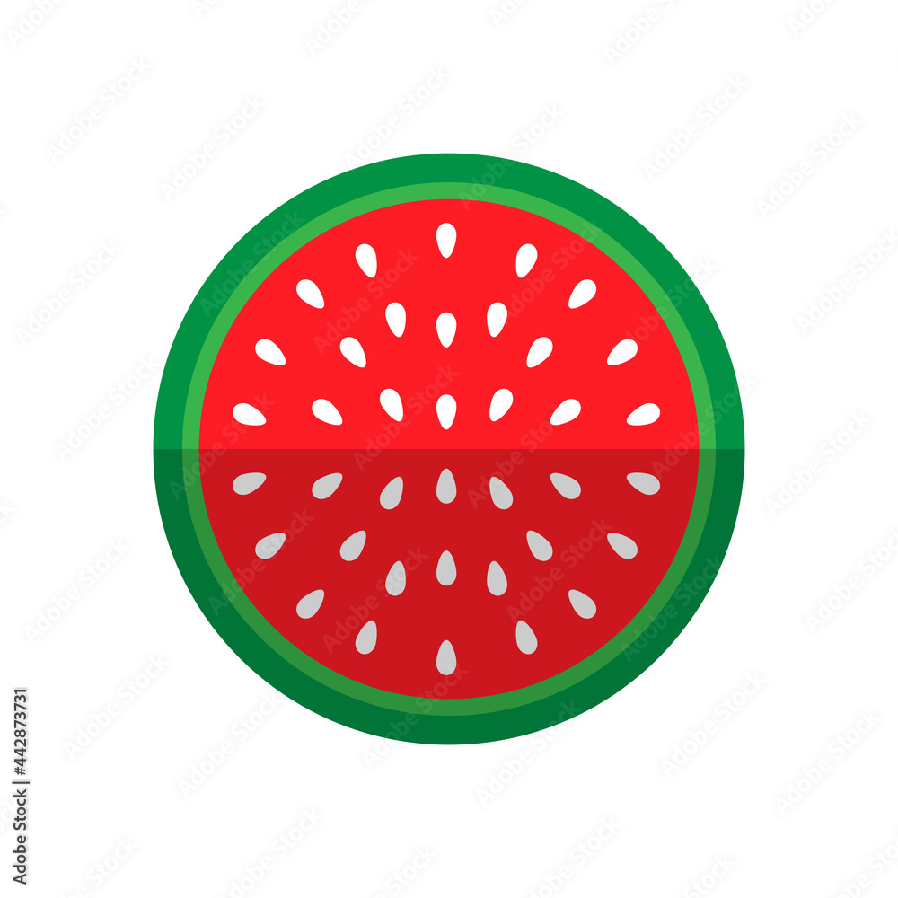 Watermelon Fruit Icon Design Graphic Template Isolated Watermelon Fruit Icon Design Graphic Template Isolated