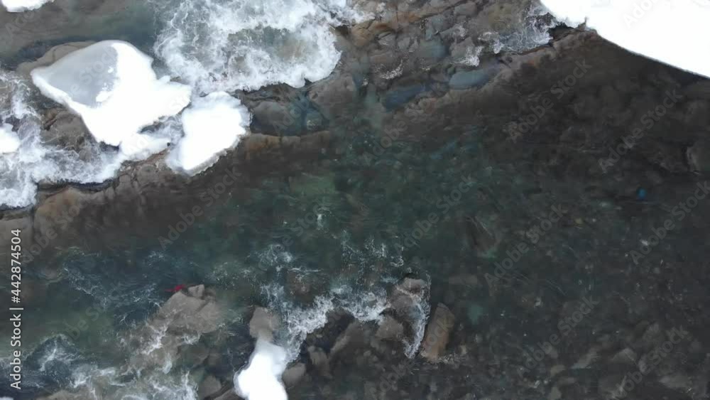 Winter river in the mountains
Winter river in the mountains