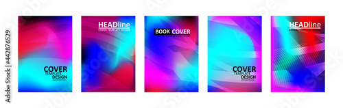 abstract wave background with gradient color. Applicable for design cover presentation invitation flyer annual report poster and business card desing packaging - Vector