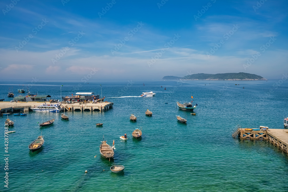 Port area at Cu Lao Cham island near Da Nang and Hoi An, Vietnam