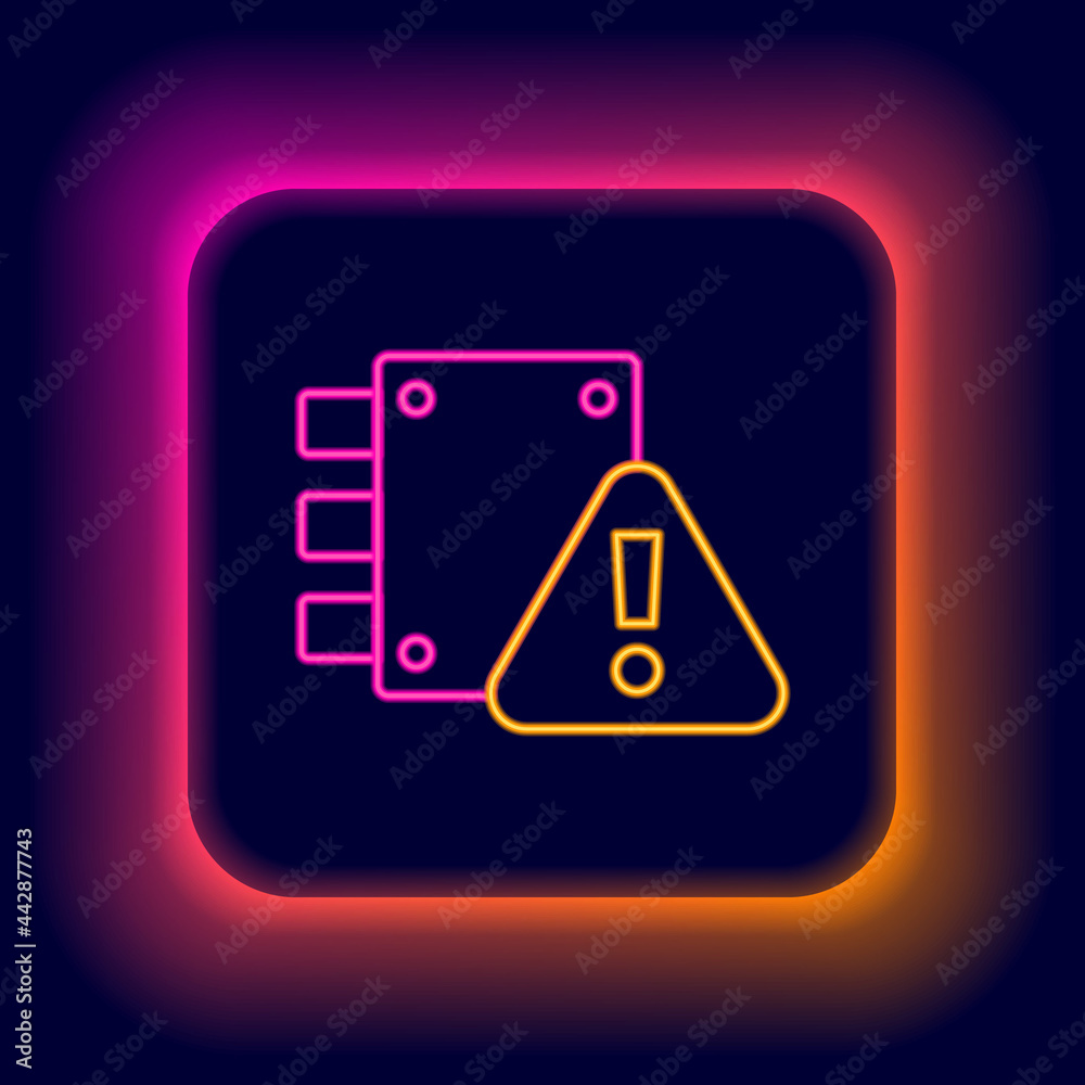 Glowing neon line House under protection icon isolated on black background. Home and lock. Protection, safety, security, protect, defense concept. Colorful outline concept. Vector Glowing neon line House under protection icon isolated on black background. Home and lock. Protection, safety, security, protect, defense concept. Colorful outline concept. Vector