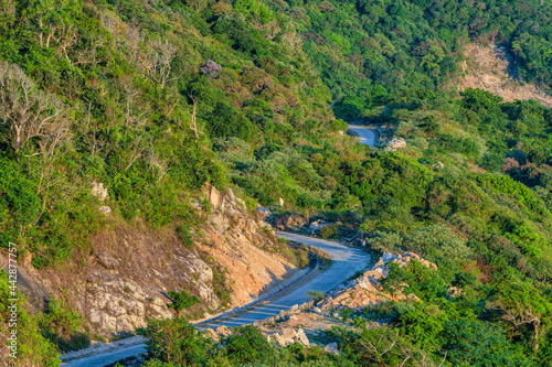 The road around the Cu Lao Cham island near Da Nang and Hoi An, Vietnam
