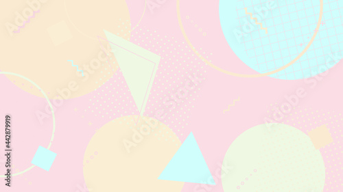 Abstract colorful geometric pattern graphic trendy background
