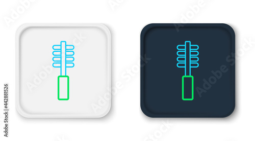 Line Toilet brush icon isolated on white background. Cleaning service concept. Colorful outline concept. Vector