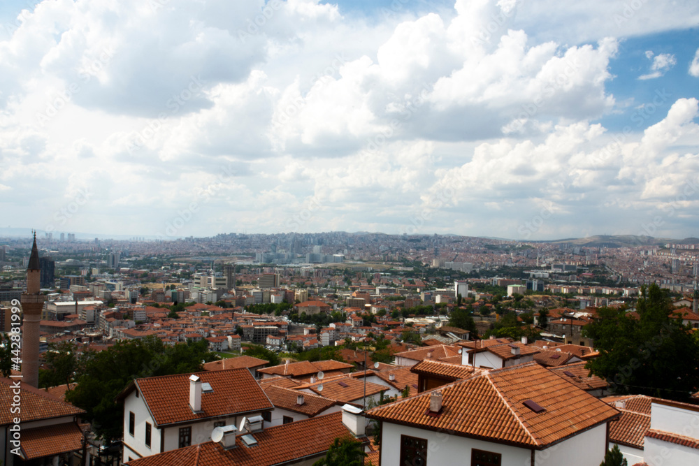 City view from Ankara Castle.