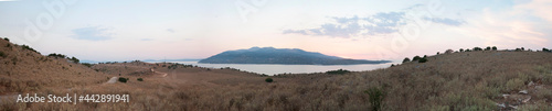 Panoramic View of Corf   Island from Ksamil  Albania