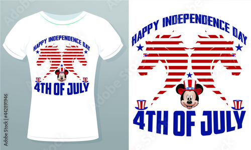 4th of July happy USA independence day - 4th of July t-shirts design, Vector graphic, typographic poster or t-shirt, Proud Army Granddaughter my solder my hero t-shirt designs template bundle.