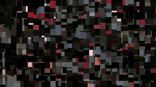 Fototapeta Naklejka Na Ścianę i Meble -  Unique Colorful Abstract Pixel Background
