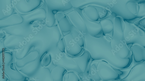 Closeup of Abstract Smooth Blue fluid waves background. Liquid texture background. Highly-textured. High quality details.