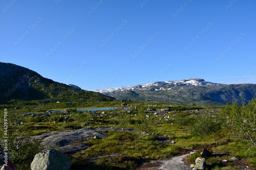 landscape with sky and clouds