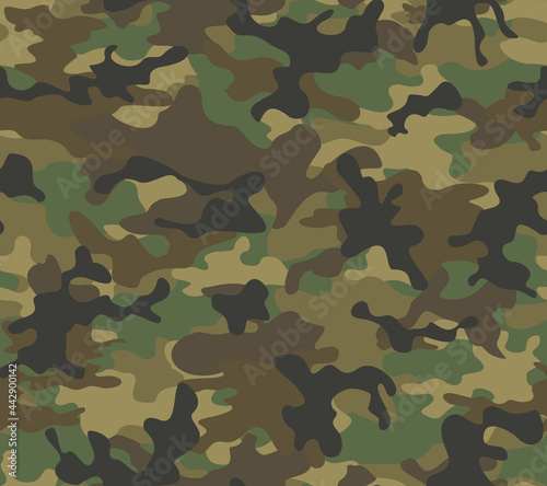 Army camo classic texture military uniform, trendy background. Ornament