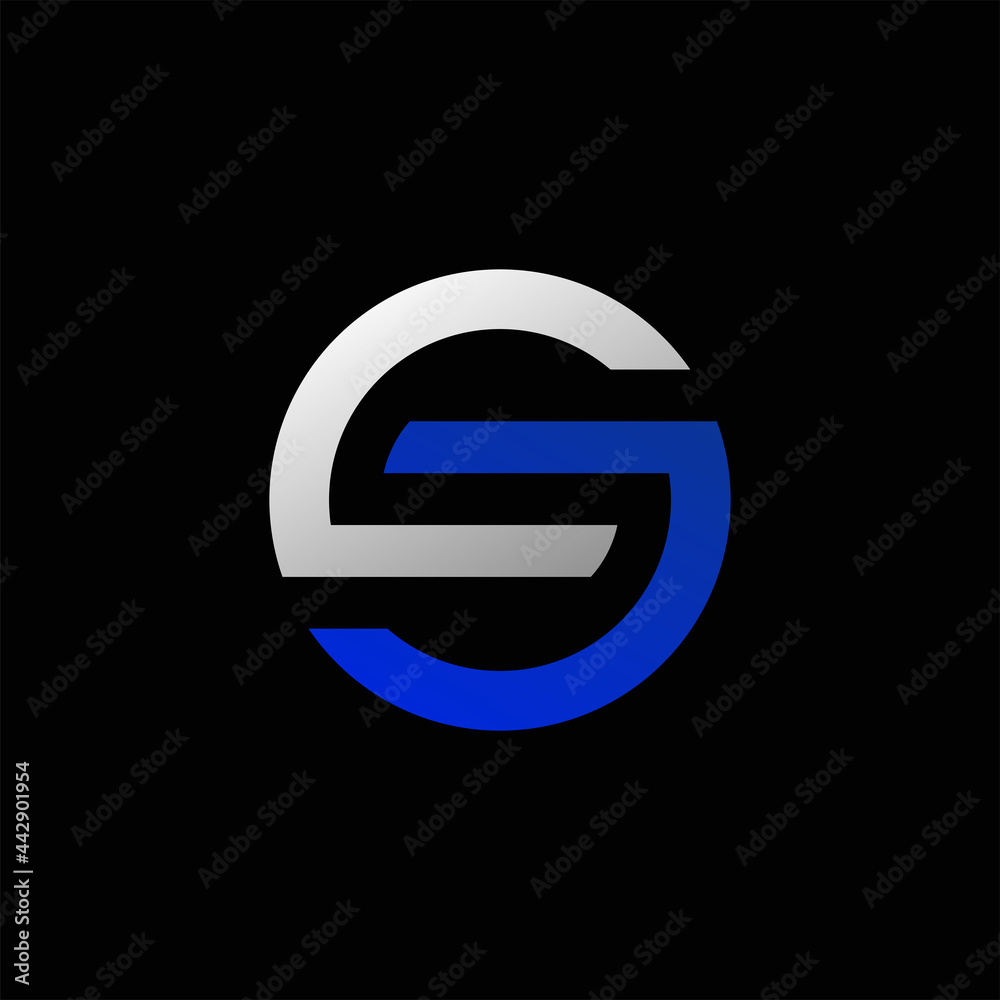 Creative Modern Minimal Alphabet Initial Letter Mark Monogram Circle GS Logo G S Editable in Vector Format Creative Modern Minimal Alphabet Initial Letter Mark Monogram Circle GS Logo G S Editable in Vector Format