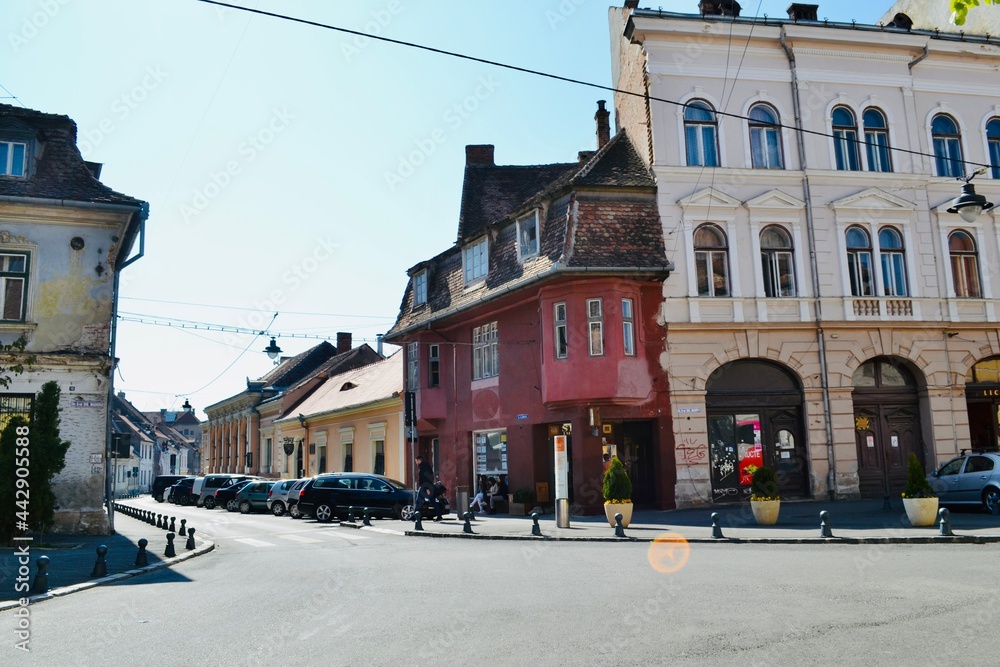 old town square. city old town square. street.