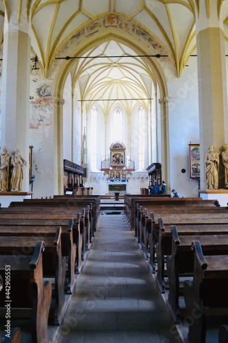 interior of church.