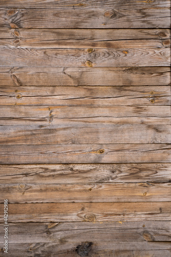 Old wood texture. Horizontal wood texture background.