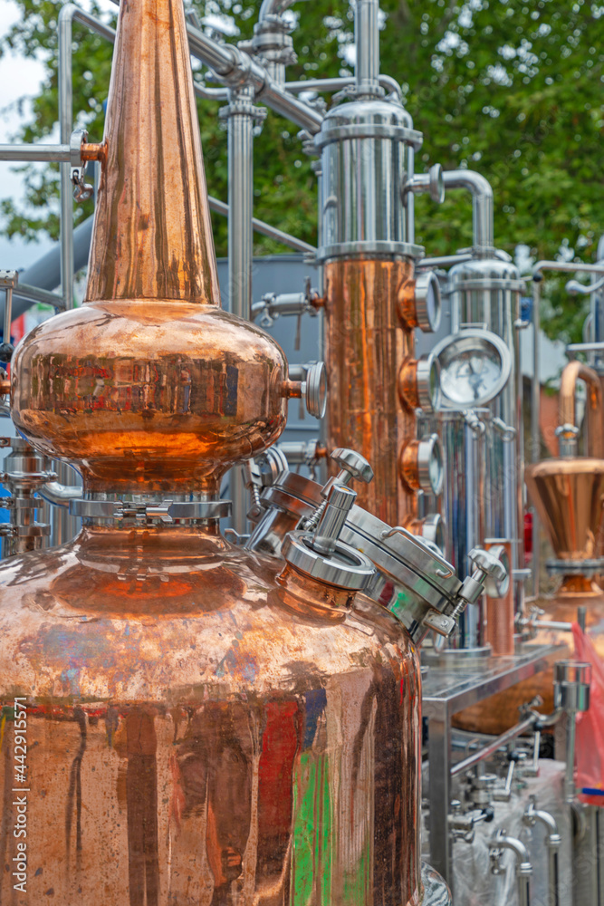 Fototapeta premium Copper Still Distillery