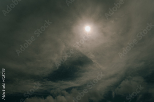 Cloudy Sky with Sun