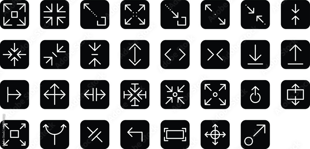 Media Icons Arrow