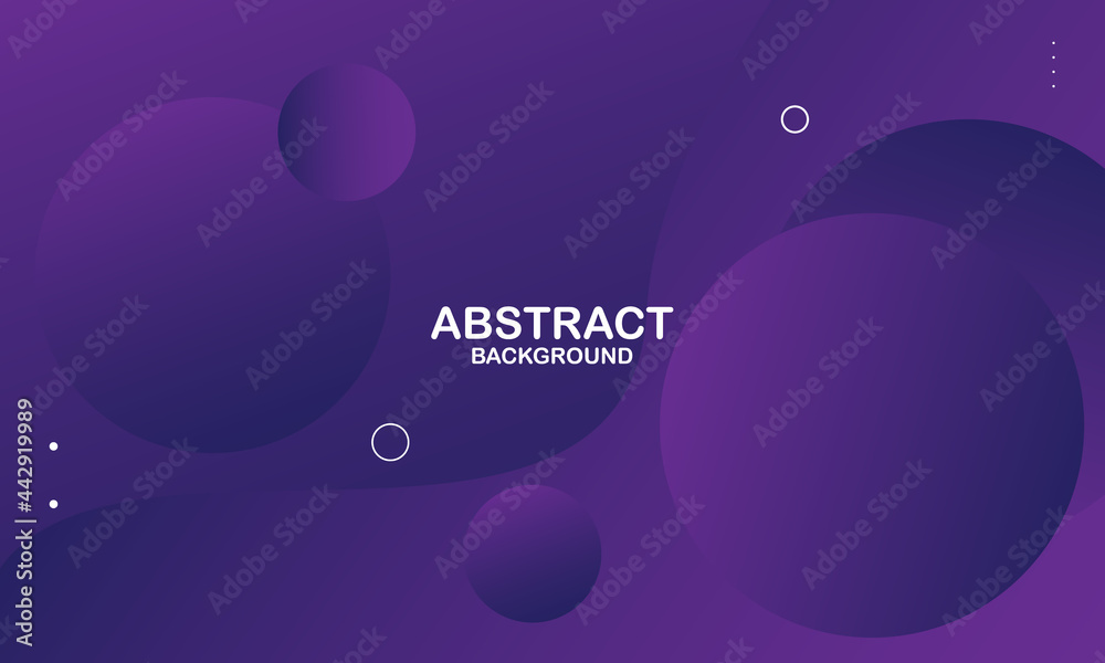 Abstract purple background with circles. Vector illustration