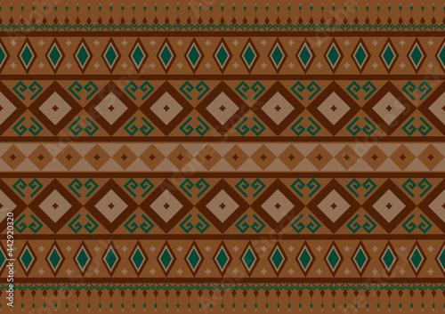 geometric ethnic pattern seamless design for background, wallpaper, carpet, mandalas, clothing, wrapping, sarong, table cloth, shape, native, motif, fabric, tribal, traditional