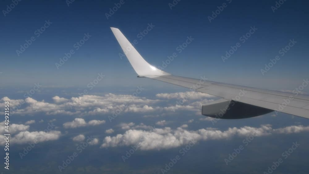 Airliner flying above the clouds Airliner flying above the clouds