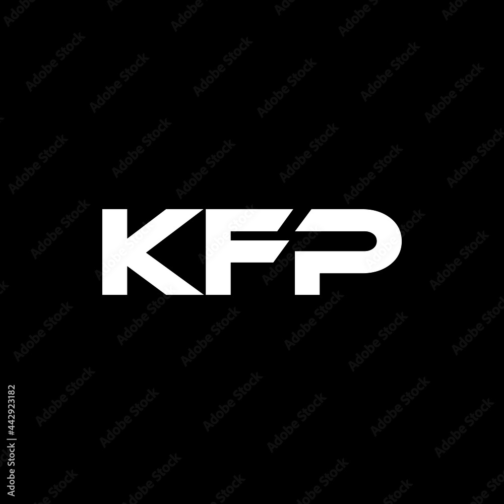KFP letter logo design with black background in illustrator, vector logo modern alphabet font overlap style. calligraphy designs for logo, Poster, Invitation, etc. KFP letter logo design with black background in illustrator, vector logo modern alphabet font overlap style. calligraphy designs for logo, Poster, Invitation, etc.
