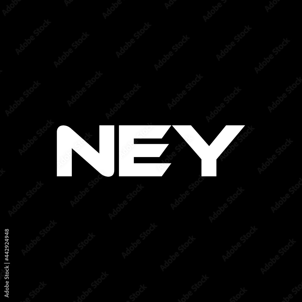 NEY letter logo design with black background in illustrator, vector logo modern alphabet font overlap style. calligraphy designs for logo, Poster, Invitation, etc. NEY letter logo design with black background in illustrator, vector logo modern alphabet font overlap style. calligraphy designs for logo, Poster, Invitation, etc.