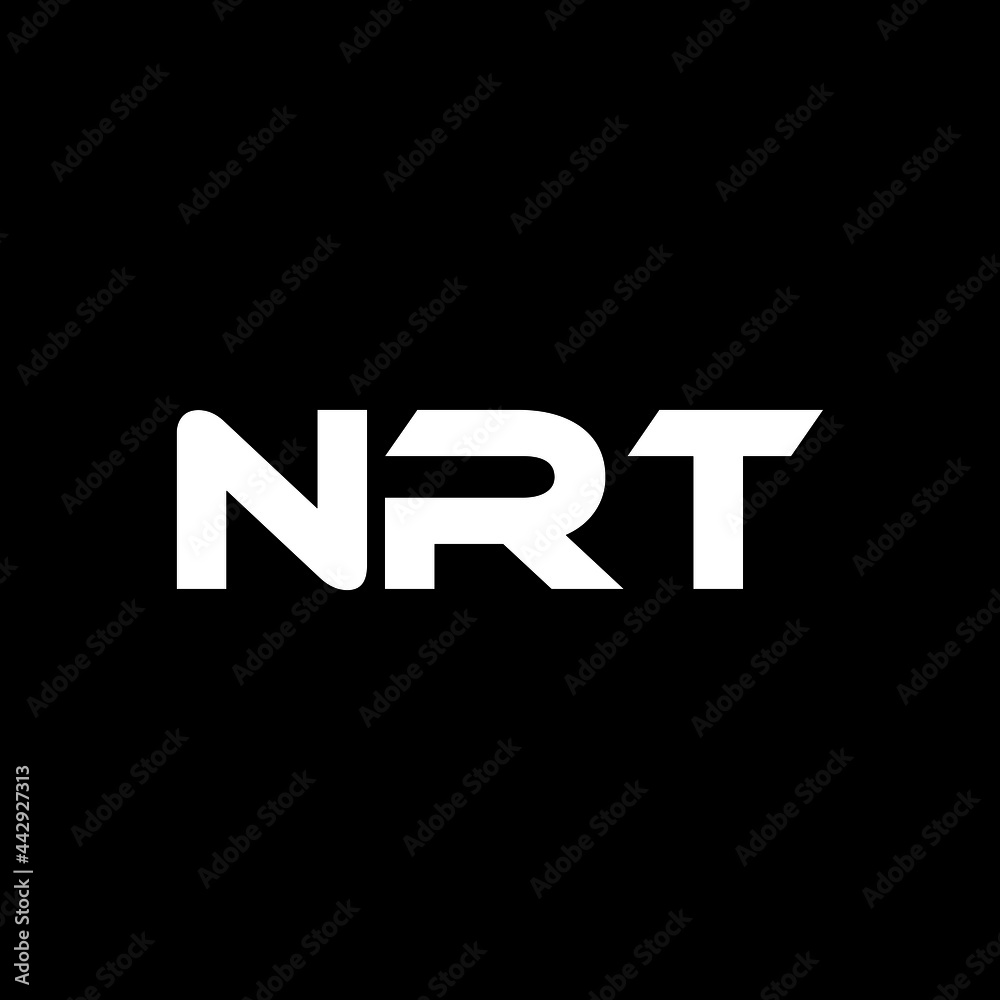 NRT letter logo design with black background in illustrator, vector logo modern alphabet font overlap style. calligraphy designs for logo, Poster, Invitation, etc. NRT letter logo design with black background in illustrator, vector logo modern alphabet font overlap style. calligraphy designs for logo, Poster, Invitation, etc.