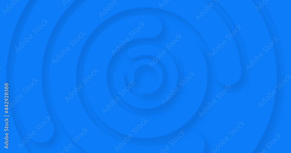 Image of blue concentric circles pulsating on seamless loop Image of blue concentric circles pulsating on seamless loop