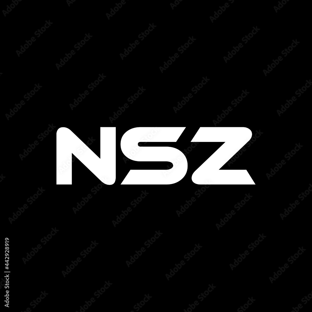NSZ letter logo design with black background in illustrator, vector logo modern alphabet font overlap style. calligraphy designs for logo, Poster, Invitation, etc. NSZ letter logo design with black background in illustrator, vector logo modern alphabet font overlap style. calligraphy designs for logo, Poster, Invitation, etc.