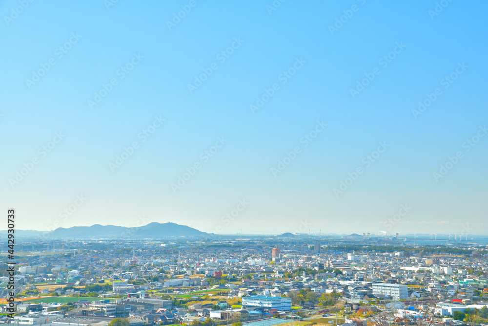 Obraz premium 愛知県豊橋市の街並み