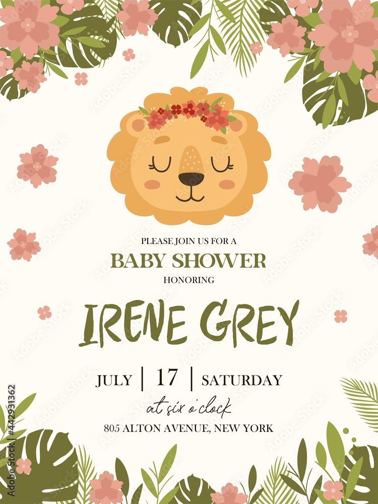 Buy Boy Baby Shower Invitation, Elephant Baby Shower Invitation, Jungle Baby Shower Invite Tropical Safari Animals Baby Shower Its A Boy 20 Fill In Invitations And Envelopes